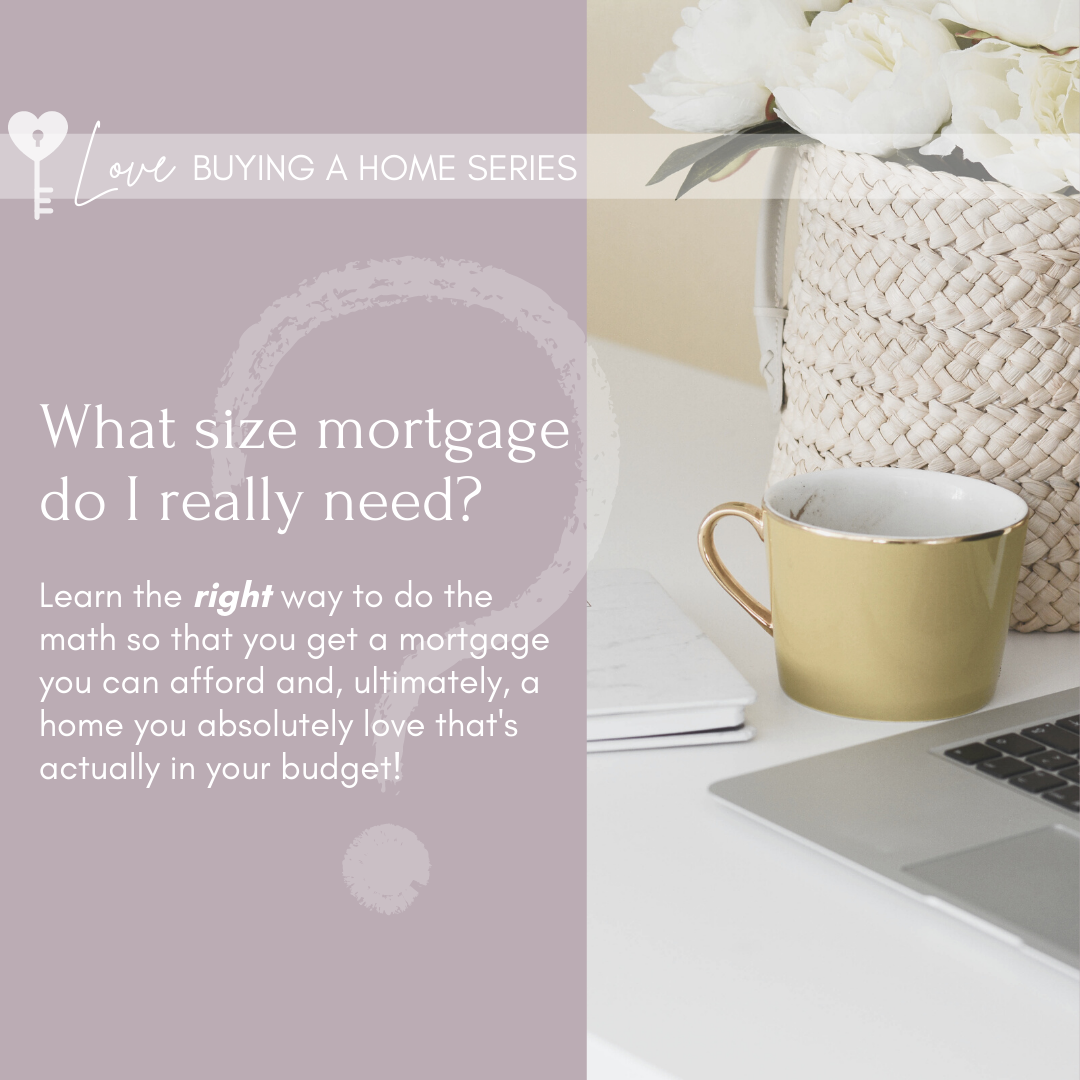 What size mortgage do I really need?
