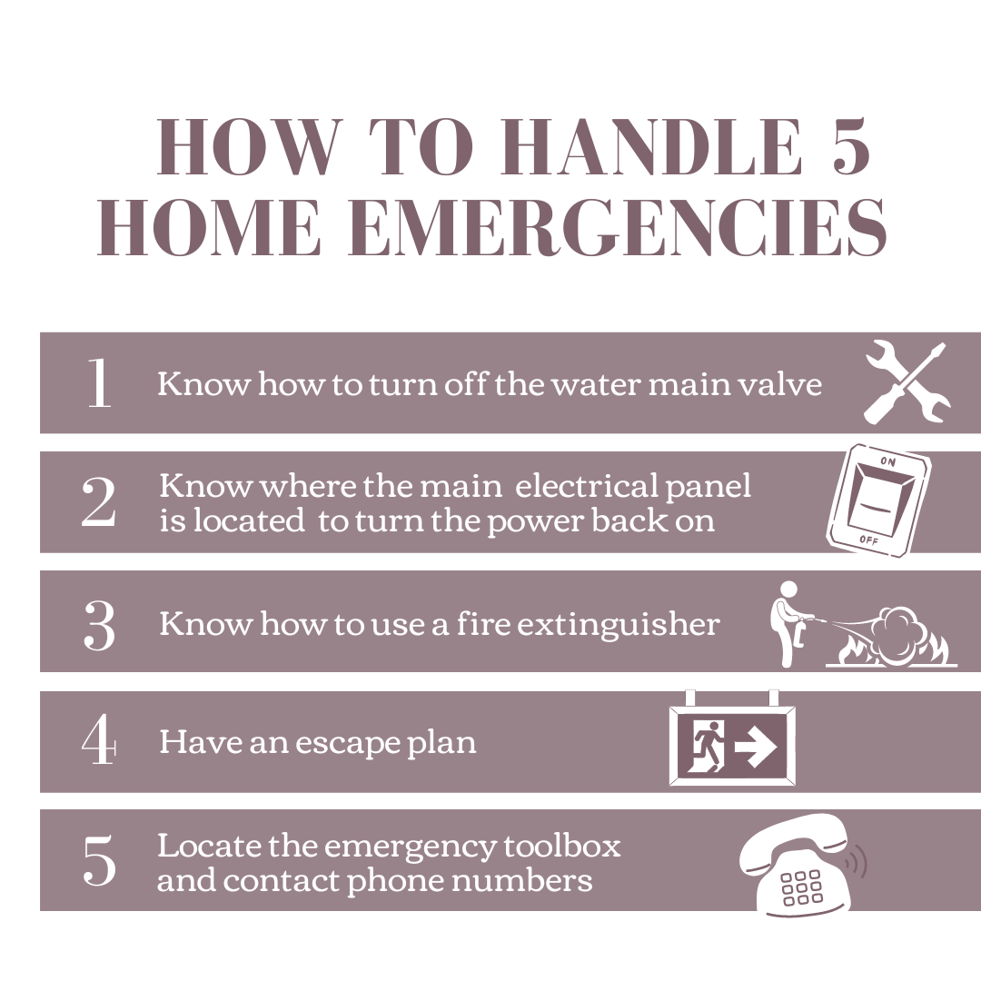 How To Handle 5 Home Emergencies