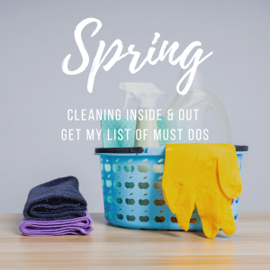 Spring Cleaning Must Do's