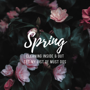 Spring Cleaning Inside and Outside your home